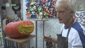 Forensisch kunstenaar maakt Halloween kunstwerken in pompoenen
