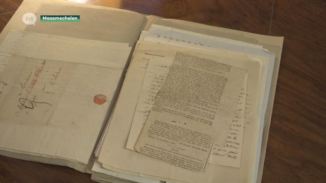 Historische brieven voorgesteld in Kasteel van Leut - TV Limburg
