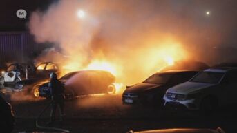 Brand in garage in Hasselt is aangestoken: 2 verdachten op camerabeelden