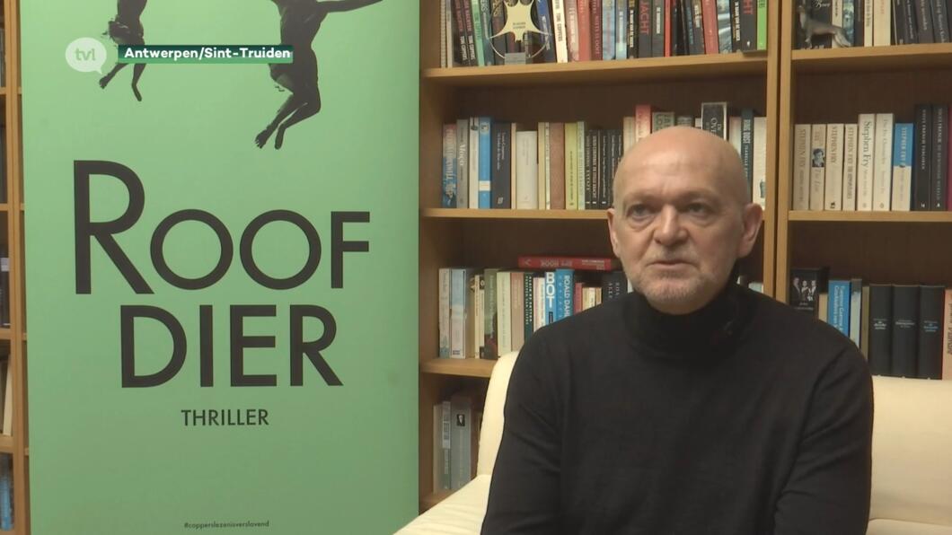 Toni Coppers stelt nieuwe boek Roofdier voor TV Limburg