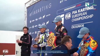 Wereldkampioen Dries Van Langendonk wint nu ook eerste manche EK Karting