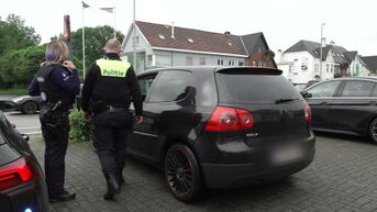 Getunede auto's aan de kant bij grootscheepse politieactie in Limburg
