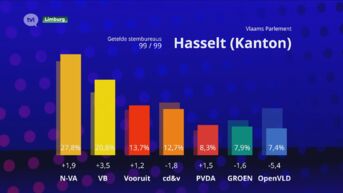 Vlaams Belang is de grote winnaar in Limburg, N-VA houdt stand