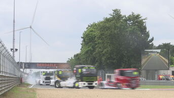 Spektakel tijdens GP truck racen op Circuit Zolder