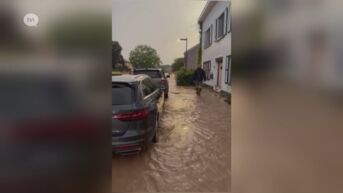 Wolkbreuk zet Riemst onder water