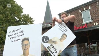 Cafébaas is geen kandidaat maar plaatst toch verkiezingsborden