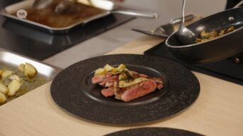 Aardappelen - entrecote - porcini - mergpijp