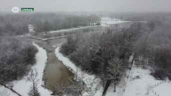 Dronebeelden tonen magisch sneeuwtapijt over Limburg