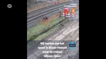 Infrabel voert campagne in Bilzen tegen spoorlopers