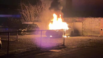 Auto volledig uitgebrand in Bilzen-Hoeselt