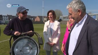 Nieuwe lichtmasten voor De Spor in Hasselt