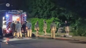 Buurtbewoners zien jongeren wegvluchten na brand in leegstaande villa in Eisden