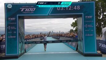 Jelle Geens is de beste in T100-triatlon in Vancouver