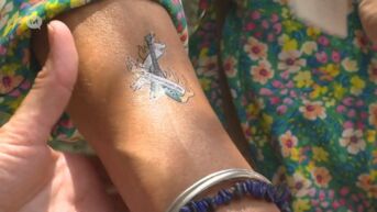 UV-tattoos waarschuwen wanneer het tijd is om te smeren op Genk on Stage
