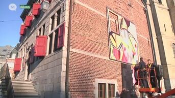 Bilzerse kinderen maken groot kunstwerk voor Sinterklaas