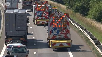 Wegdek E313 komt omhoog door hitte: file in Diepenbeek