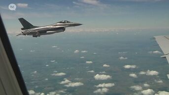 F16's uit Kleine Brogel onderscheppen Russische gevechtvliegtuigen