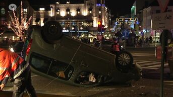 Spectaculair verkeersongeval op Sint-Truidersteenweg Hasselt