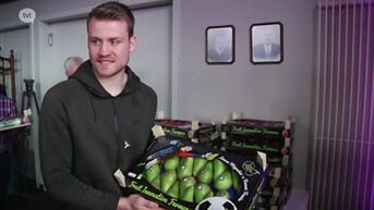 Simon Mignolet promoot fruitsector in Sint-Truiden
