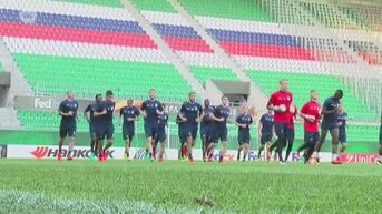 KRC Genk verkent stadion Rapid Wenen