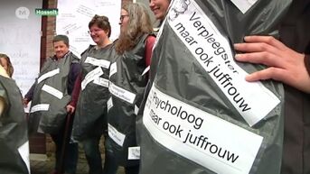 Limburgse scholen voeren actie, noodopvang ingericht