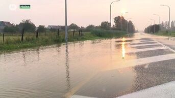 Wateroverlast in West-Limburg na hevig onweer