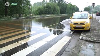 Wateroverlast: enorme files op N80 tussen Hasselt en Sint-Truiden