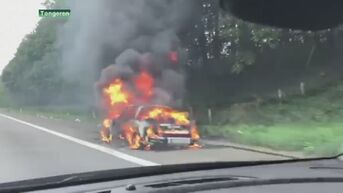 Auto brandt uit in Tongeren