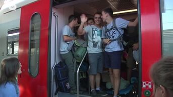 Pukkelpop Partytrein valt in panne