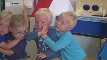 Een klas in Alken telt drie tweelingen