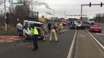 Ongeval met vijf auto's in Diepenbeek