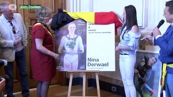 Europees kampioene Nina Derwael gehuldigd in Sint-Truiden