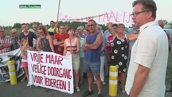 Paaltjes zorgen voor protest in Sint-Truiden