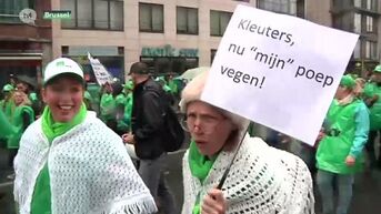 Limburgers betogen massaal in Brussel