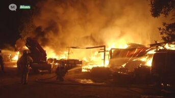 Boerderijloods in Bilzen brandt volledig uit