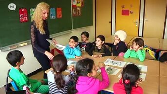 Kinderen asielzoekers leren Nederlands in De Mozaïek in Houthalen