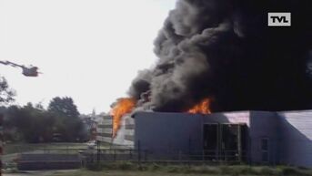 Zware industriebrand in Landen