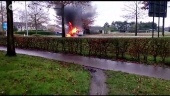 Auto in brand op Ringlaan in Overpelt