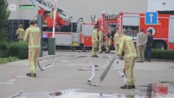 Dakbrand bij Balak Coatings in Overpelt, rook niet gevaarlijk