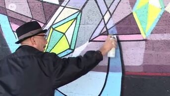 Wereldberoemde graffiti kunstenaar in Hasselt