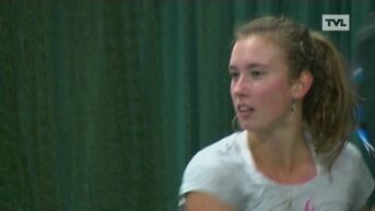 Elise Mertens voelt zich goed op Kim Clijsters Academy