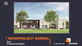 Vijf doorzonwoningen in Peer