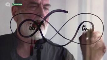 Italiaanse kunstenaar Michelangelo Pistoletto maakt kunst met Tongenaren
