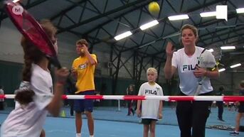 Kim Clijsters organiseert grootste tennisles van België