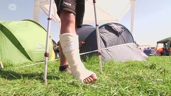 Die-hard fans gaan mét krukken naar Pukkelpop