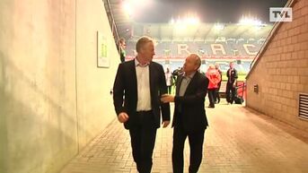 Peter Maes op weg naar de Cristal Arena