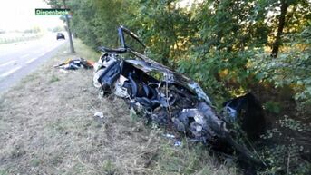 Zware crash in Diepenbeek; twintigers filmden eigen ongeval