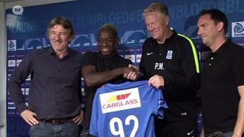 Racing Genk stelt Neeskens Kebano voor