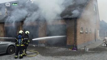 Woningbrand in Bree