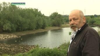 Maas in Maasmechelen dreigt droog te vallen door werken in Maastricht